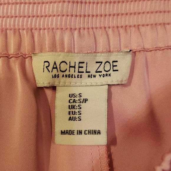 Rachel Zoe pink satin pants suit - Picture 7 of 9